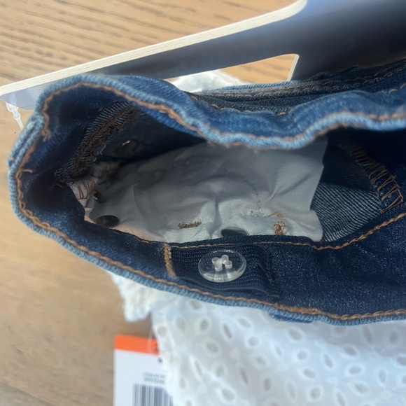 NWT Koala Kids Toddler Girl 2T Short Set Lace White Top Jean Cotton Frilly - Picture 3 of 12